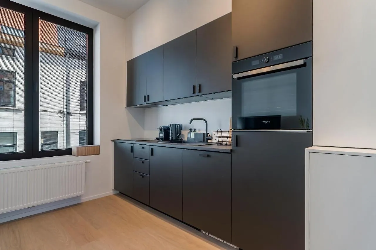Design Studio Gent nabij station, musea &centrum Appartement 0*,